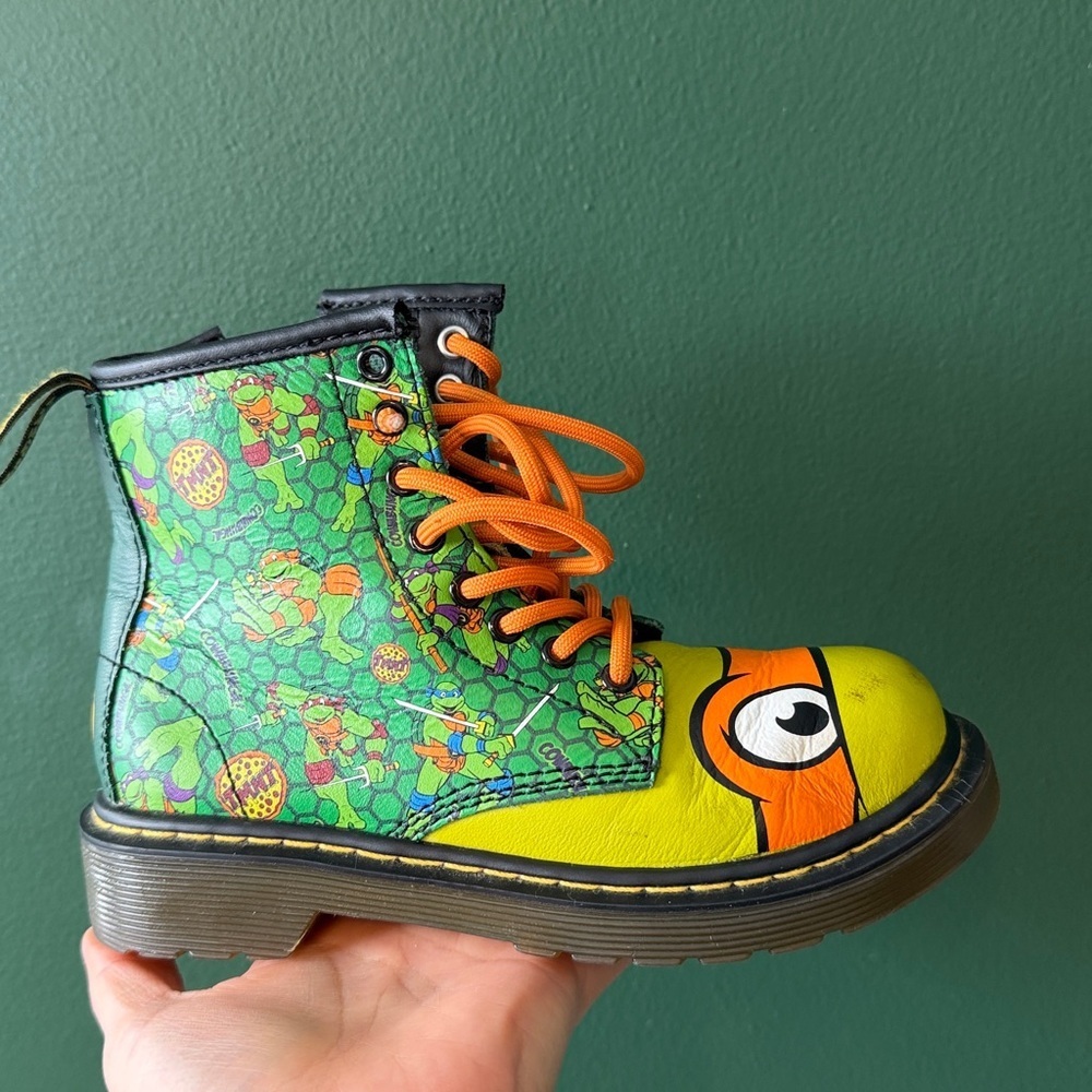 Rare Teenage Mutant Ninja Turtles Combat Boots Kids - Picture 9 of 12